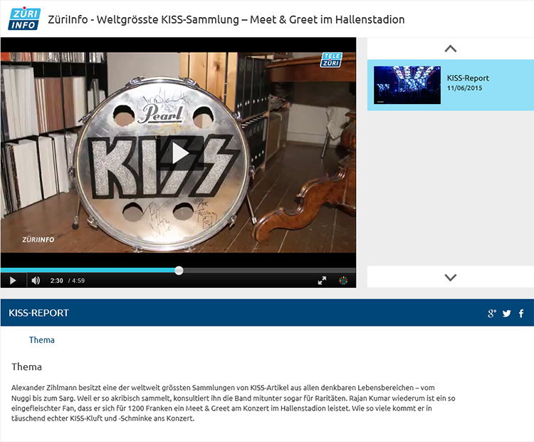 KISS Tele Züri 2015